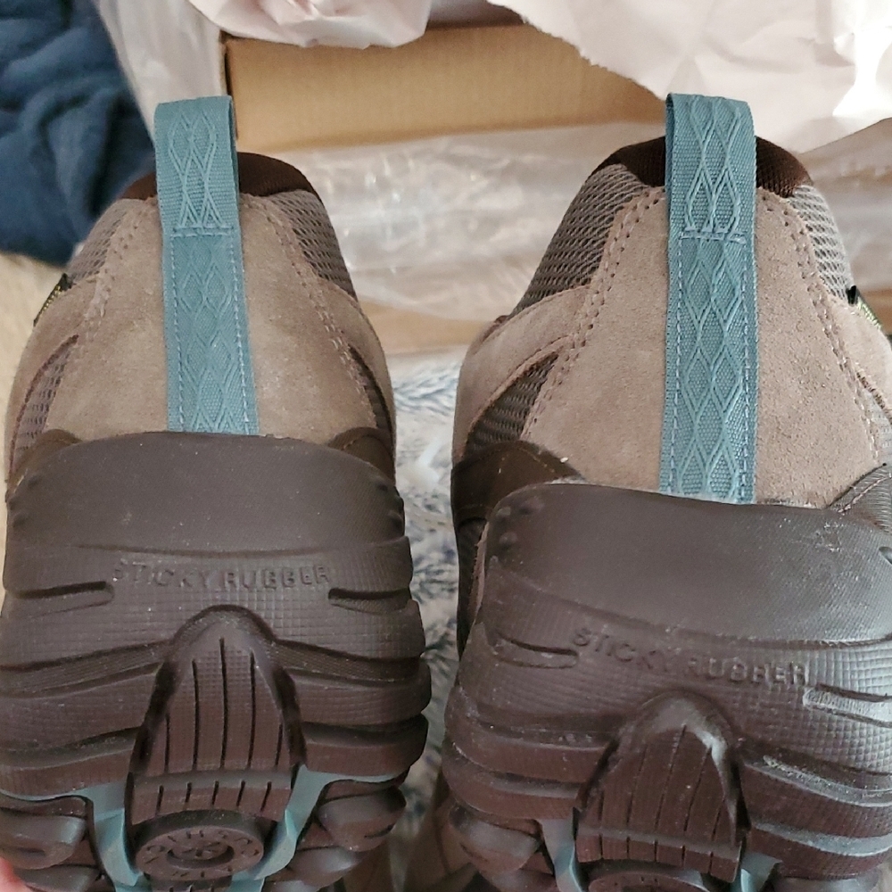 Merrell Deverta 2 Gray and Brown Waterproof Hiking Shoes Women Size 10 M Size 8 - Picture 11 of 14